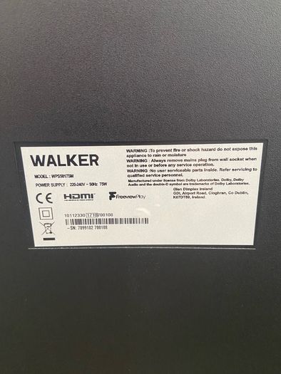 Walker smart tv 50inch