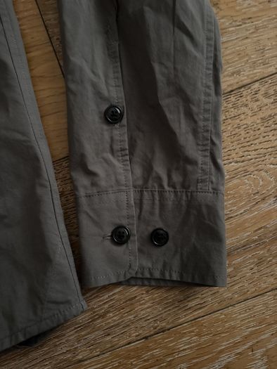 Grey C.P, Company Zipped Long Sleeve Shirt