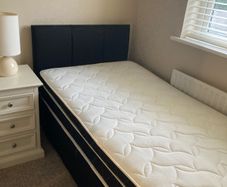 Single bed with mattress
