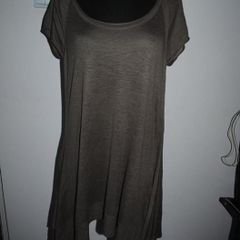 M&S Asymmetrical  midi dress khaki size UK16 EU44 Postage included