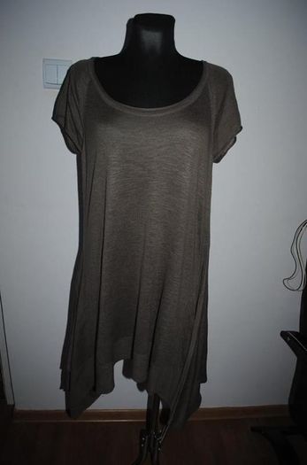 M&S Asymmetrical  midi dress khaki size UK16 EU44 Postage included