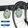 NEW SALE | Bike Storage Rack, 6 Bicycles Bike Wall Mount Garage Organizer & 5 Helmet Hooks, Adjustable Indoor Bicycle Storage Mounted Image 4