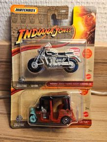 Indiana Jones Ducati Scrambler & Tangiers Tuk Tuk Matchbox