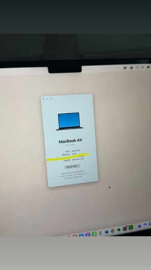 macbook air m2 midnight (2022)
