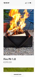 rawsaol Firepit 1.0 with cookplate
