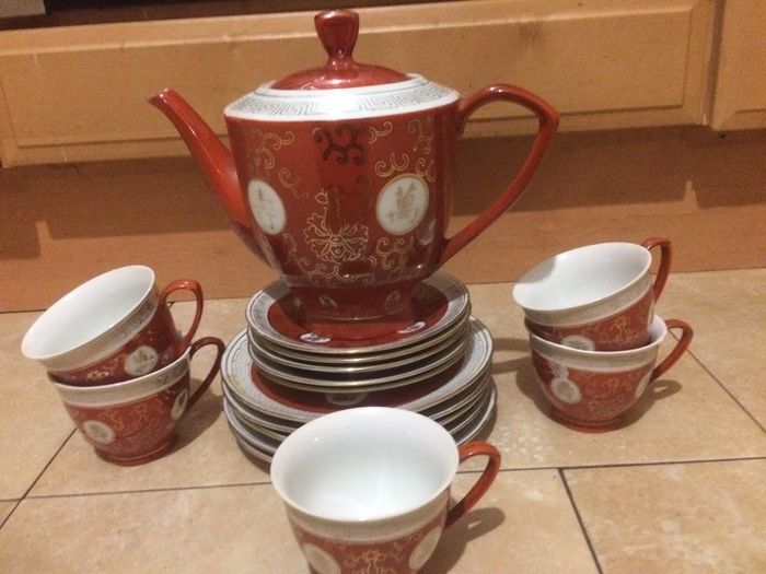 Chinese themed teaset with Free postage
