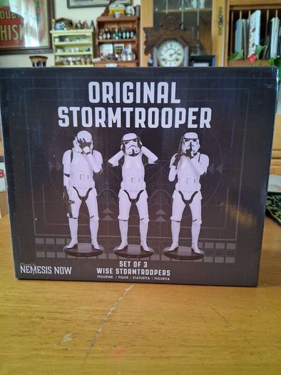 3 Wise Stormtroopers Star Wars figures BNIB