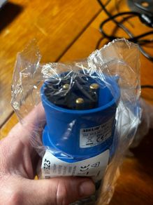 Industrial plug WP323 32A 2P+E