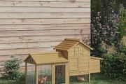 Small Chicken Coop with Run &amp; Nesting Box