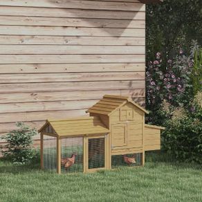 Small Chicken Coop with Run & Nesting Box