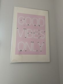 Good vibes only - wall art