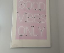 Good vibes only - wall art