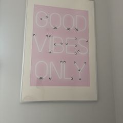 Good vibes only - wall art
