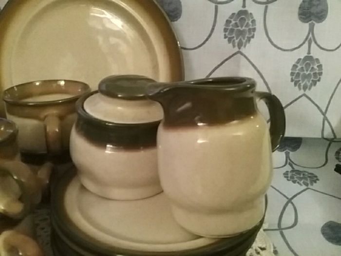 Twenty One Piece Polish Tea/Coffee Pottery Set