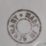 Vintage Antique Religious Mary Our Lady Of Grace Porcelain Holy Water Font Made in  Germany. Image 6