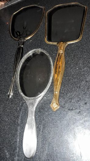 3 vintage mirrors bundle
