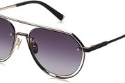 Police Unisex Sunglasses SPLE17, Gold, 58