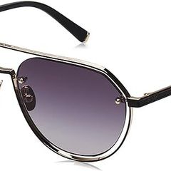 Police Unisex Sunglasses SPLE17, Gold, 58