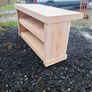 Rustic kitchen island with overhang Image 2