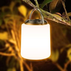 Camping Lantern Rechargeable, Blukar Camping Lights Lamp - 3000K Warm Light, Brightness Adjustable 3 Light Modes,10+ Hrs Runtime Waterproof Tent Light for Camping, Emergency, Power Cuts