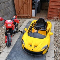 Eletric motorbike and car for kids