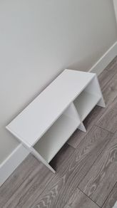 White TV Bench