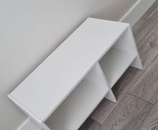 White TV Bench