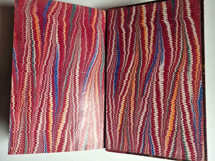 Very Scarce, Excellent Condition. Antique Set of French books, Histoire des Girondins by Lamartine.
