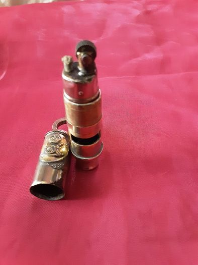 ww2 trench art/lighter whistles, militaria