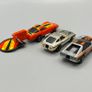 1980 Kidco Burning Key 3 x Cars Corvette, Ferrari, Datsun with Key - Working Image 5