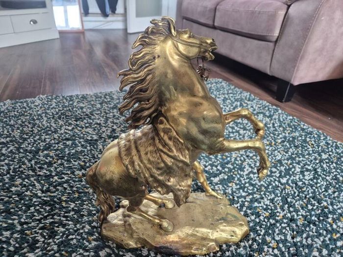 brass horse