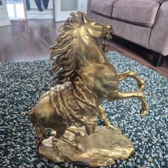 brass horse