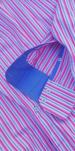 Marks and Spencer Autograph mens striped pure cotton long sleeve shirt 2-3xl size