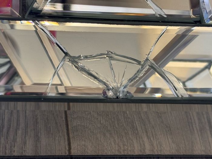 Mirrored Hall Console Table