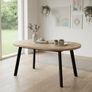 Arvian Extendable Round Dining Table 80-130cm Image 2
