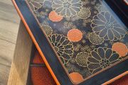 Mid Century Large Lacquered Tray