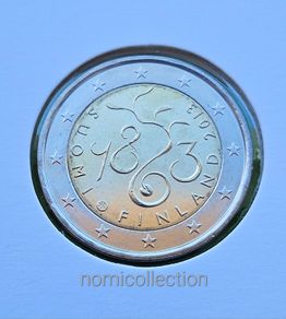 Finland 2013 year Uncirculated 2 Euro coin.
