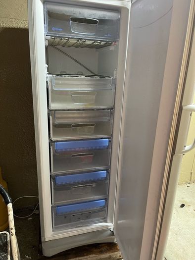 freezer painted in good working condition.