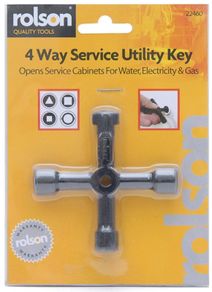 Rolson 4 Way Service Keys Code 22460 Price 3.oo