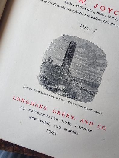 A social History of Ancient Ireland - Two Volumes - First Edition 1903 by PW Joyce