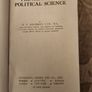 Principle Of Political Science. By R.n.cilchrist C. I. E. 1945 Edition Hardback In Good Condition. See Photos For Same. Image 2