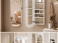 main image for ad Wall Cabinet with Mirror  curved corners