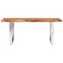 Dining Table with Live Edges Solid Acacia Wood 200 cm 6 cm Image 2