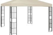 Gazebo 3x3 m Cream