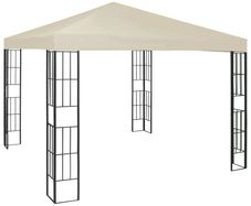 Gazebo 3x3 m Cream