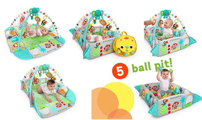 Baby sensory gym+ ball pit 5 in 1 - Bright Starts