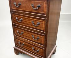 Vintage Miniature Chest Of Drawers - Inlay