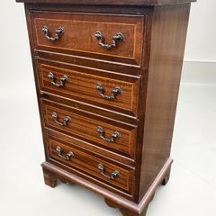 Vintage Miniature Chest Of Drawers - Inlay