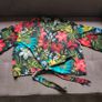 Multi Floral Wrap Long Sleeve Top   Stradivarius, Size M Image 5