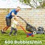 Outdoor Toys for 3 4 5 6 Years Old Kids Gifts, Bubble Machine Toys for Boys Girls, Bubble Lawn Mower with 8oz Bubble Solution, Bubble Blower for Kids Toddlers Image 2